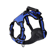 Harnais pour chien anti-traction respirant réfléchissant avec poignée pour petits et grands chiens, idéal pour les promenades et l'entraînement en extérieur