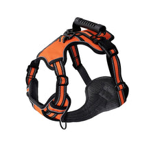 Harnais pour chien anti-traction respirant réfléchissant avec poignée pour petits et grands chiens, idéal pour les promenades et l'entraînement en extérieur
