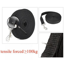 Laisse longue de 1,2 m à 30 m pour chiens Laisse extra longue pour chiots Entraînement en extérieur Corde en nylon Accessoires pour chiens Laisses de dressage étendues