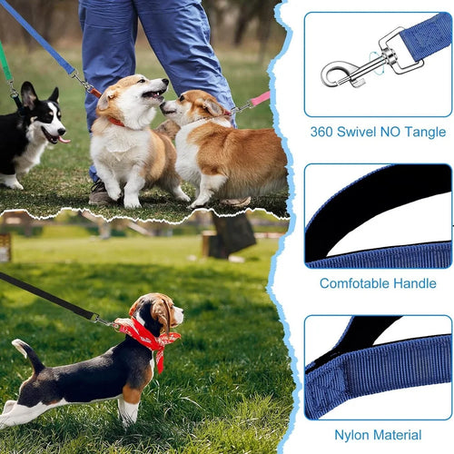 Laisse longue de 1,2 m à 30 m pour chiens Laisse extra longue pour chiots Entraînement en extérieur Corde en nylon Accessoires pour chiens Laisses de dressage étendues