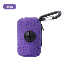 Distributeur de sacs à déjections canines suspendable, porte-sacs à crottes de chien, distributeur de sacs poubelle pour les promenades avec le chien, accessoires pour animaux de compagnie