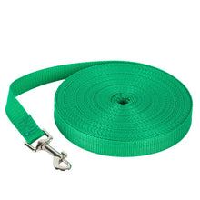 Laisse longue de 1,2 m à 30 m pour chiens Laisse extra longue pour chiots Entraînement en extérieur Corde en nylon Accessoires pour chiens Laisses de dressage étendues