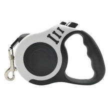 Laisse pour chien de 3 m 5 m pour petits et moyens chiens et chats, rétractable automatique, en nylon solide, corde de traction pour animaux de compagnie Chihuahua Bulldog