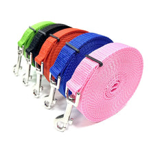Laisse longue de 1,2 m à 30 m pour chiens Laisse extra longue pour chiots Entraînement en extérieur Corde en nylon Accessoires pour chiens Laisses de dressage étendues