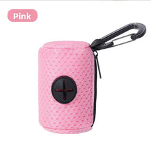 Distributeur de sacs à déjections canines suspendable, porte-sacs à crottes de chien, distributeur de sacs poubelle pour les promenades avec le chien, accessoires pour animaux de compagnie