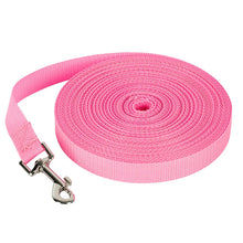 Laisse longue de 1,2 m à 30 m pour chiens Laisse extra longue pour chiots Entraînement en extérieur Corde en nylon Accessoires pour chiens Laisses de dressage étendues