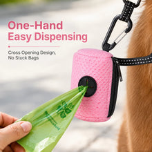 Distributeur de sacs à déjections canines suspendable, porte-sacs à crottes de chien, distributeur de sacs poubelle pour les promenades avec le chien, accessoires pour animaux de compagnie