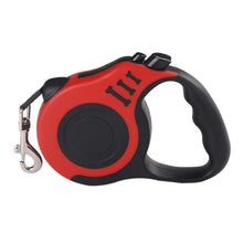 Laisse pour chien de 3 m 5 m pour petits et moyens chiens et chats, rétractable automatique, en nylon solide, corde de traction pour animaux de compagnie Chihuahua Bulldog