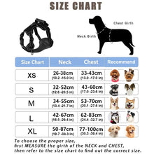 Harnais pour chien anti-traction respirant réfléchissant avec poignée pour petits et grands chiens, idéal pour les promenades et l'entraînement en extérieur